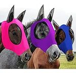 3 Pieces Horse Fly Mask Horse Mask 