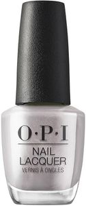 OPI Nail Lacquer Chrome Clawz | Opaque Bright Silver Metallic Chip Resistant Nail Polish | Metallic Mega Mix Collection