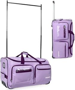 Fanwoli 23" Dance Bag with Garment Rack | Upgraded Stable System & Fabric | More Lightweight & Wear-Resistant | Ideal Competition Duffle Bag for Dancers Livestreamer Athletes