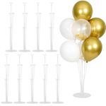 HPLYEL 9 Sets Balloon Stand Kit, Balloon Sticks Holder with Base Birthday Wedding Graduation Party Decortaions Table Centerpieces Balloon Arch kit