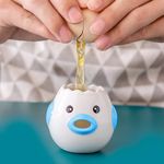 2XK-NOV Egg Separator, Ceramic Egg Yolk White Separator, Egg White Yolk Filter Separator, Egg Extractor Tool, Portable Kitchen Gadgets for Baking