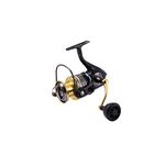 Abu Garcia Superior Spinning Reel, Fishing Reel, Spinning Reels, Predator Fishing, Pike, Perch, Zander, Trout, Unisex, Black / Gold, 5000H