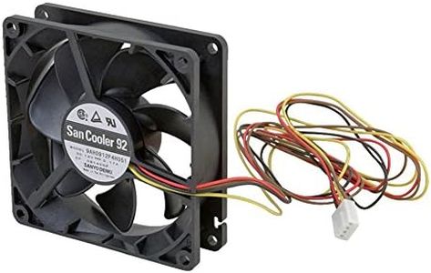 Owltech F9-PWM Standard PWM Fan for PC Case, 3.5 inches (9 cm), 1.0 inches (25 mm) Thick, 23.6-14.2 inches (600-3150 RPM)