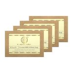 Khadi Natural Coconut Milk & Honey Soap - Nourishing | Deep Cleansing | Moisturizing | 125g (Pack of 4)