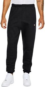 Champion Men's Life Reverse Weave Pants with Pockets, Black, 3XL