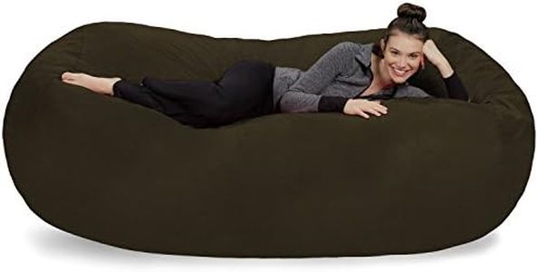 Sofa Sack - Bean Bags AMZBB-7LG-CS06 - Tumbona gigante para puf, 7.5 pies, color verde oliva
