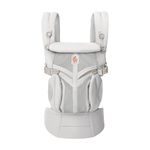Ergobaby Baby Carrier, 4-Position Omni 360 Cool Air Mesh for Newborn to Toddler (0-3 yrs), Ergonomic Child Carrier & Backpack, Pearl Grey