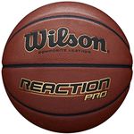 Wilson Men's Reaction Pro Basketball, Brown, 7