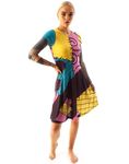 Nightmare Before Christmas Sally Women's Short Sleeve Costume Dress M