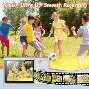 44MP 1080P Digital Camera, Silver – High-Resolution Photography