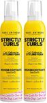 Marc Anthony Strictly Curls Curl Enhancing & Defining Styling Foam for Shine, 300 ml. (Pack of 2)