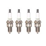 4PK TORCH F5RTC Spark Plug Replace for NGK 7734/BPR5ES, for Champion 322/RN11YC 404/RN12YC 8405, for Denso 5305/IW16 3256/J16CR-U 3013/W14EXR-U 3021/W16EPR-U 3031/W16EXR-U, for Harley Davidson 5RL