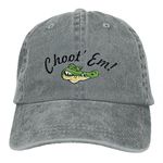 Unisex Baseball Cap Fashion Hip Hop Swamp People Choot'Em Outfits Unisex Style Fashion Distressed Cotton Choot Em Headwear Adjustable Fit