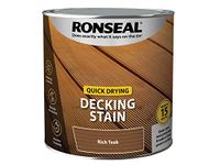 Ronseal Q/D DECKING STAIN RICH TEAK 2.5L,PAINT