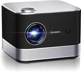 【NetfIix Officially & DoIby Audio & 36W Speakers】AURZEN 4K Smart Projector with Auto Focus & Keystone, HDR 10 60Hz WiFi Bluetooth Outdoor Portable Projector for Smartphone/TV Stick/USB/HDMI, Black