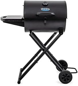 King-Griller by Char-Griller E1816 King-Griller Gambler Portable Charcoal Grill, Black