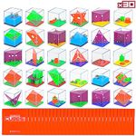 BONNYCO Challenge Cubes Party Bag Fillers for Kids Unisex Pack 30 Kids Party Bags Fillers, Party Favours Kids, Kids Party Bag Fillers, Pinata Filler for Girls and Boys Birthday, Party Fillers Kids