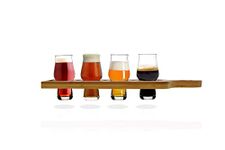 MasterBrew 8607 Craft Beer Tasting Flight, Clear