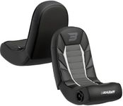 BraZen Python Kids Gaming Chair For Kids Foldable Floor Rocker Bluetooth Compatible Two Audio Speakers Video Games Chairs Junior Foldable Floor Rocker - Grey