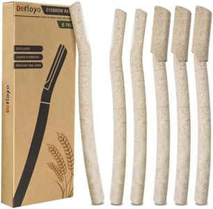6-Pack Eyebrow Razor for Women | Dermaplane Facial Razor for Face | Hair Trimmer Face Razor for Body Use | Multipurpose Facial Hair Removal Disposable Blades Eyebrow Tool