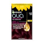 Garnier Olia Permanent Hair Dye, No Ammonia, Full Grey Coverage, Long-lasting Colour & Shine, Vegan Formula, Colour: 4.62 Dark Garnet Red, 230g