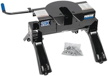 Reese 30119 Fifth Wheel Hitch 20,000 lbs. Capacity, Dual Jaw, Complete System, Industry Standard Mount, Rated up to 20,000 lbs. towing capacity and up to 5,000 lbs