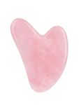 FSAS Health & Beauty Luxury Rose Quartz Gua Sha for Women | Facial Massage Tool for Anti-Wrinkles, Anti-Aging | Reduce Puffiness & Fine lines | 100% Authentic Rose Quartz | Asian Beauty Secret for Glow | Comes With A Free Potli/Scrunchie