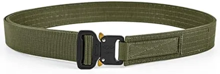 WOLF TACTICAL Heavy Duty Hybrid Quick-Release EDC Belt - 2-Ply 1.5” CCW Gun Belt (OD Green, XL (40-45))