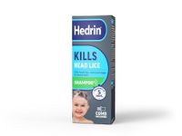 Hedrin Head Lice Shampoo & Comb Kit, Kills Head Lice & Eggs in 5 Minutes, Clinically Tested, Suitable for Adults & Children, 200ml (8 x 25ml Treatments), (Formerly All-in-One - Packaging May Vary)