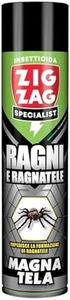 Zig Zag Specialist - Magna Tela - Insetticida per ragni impedisce la formazione di ragnatele 600ml