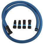 Cen-Tec Systems 95204 Quick Click 3 Metre Antistatic Vacuum Hose with Four Piece Power Tool Adaptor Set