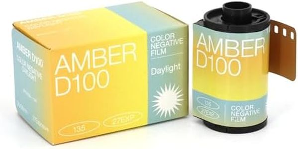 RETO Amber D100 - Película de Cine Negativo de Color de 35 mm, 27 exposiciones, ISO100, 135, cinematográfica, Estilo de Imagen, Proceso C41