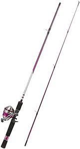 Zebco Sales Co. 33 Ladies Spincast Fishing Reel and Rod Combo