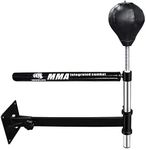 INNOLIFE Wall Mount MMA Boxing Speed Trainer Punching Spinning Bar with Punching Ball