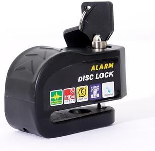 Robustt Disc Lock for Bikes - Pack of 1 | Anti Theft Alarm Disc Lock | Built-in 120 dB Alarm System | 5.8 MM | Material | Waterproof and Dust Proof | Rust- Resistant | 6 Backup Batteries