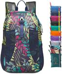 sinotron 22L Lightweight Packable Hiking Backpack, Small Hiking Backpack Day Pack for Women Men Travel Camping Vacation (leaf)