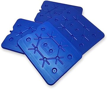 ToCi XXL Bloc réfrigérant pour glacière, bleu, 32 x 25 cm, 800 ml, Lot de 4