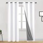 DWCN 100% Blackout Curtains for Bed