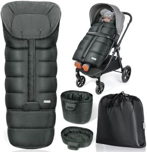 Orzbow Stroller Bunting Bag with Extended Footmuff, Weather-Proof, Warm