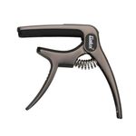 Galux GC-501A 3in1 Zinc Metal Capo for Acoustic and Electric Guitar (Brushed Gun)