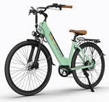 Movcan V80 Electric Bike, 1000W Motor 28MPH Ebike, 48V 13Ah Removeable Battery, 26'' City Cruiser Adult Electric Bicycles up to 70 Miles, 7-Speed Dual Disc Brake, Mountain E Bike for Commuting