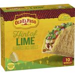 Old El Paso Stand 'N Stuff Taco Shells With a Hint Of Lime, 10-count