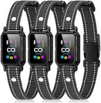 3-Pack Dog Bark Collar for Large Dog 8-120Lbs Medium Small Dog Barking Collar with 5 Adjustable Sensitivity Beep Vibration Harmless Shock Anti Bark Device