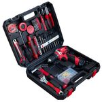 IBELL CT1230 Tool kit with Cordless Impact drill machine & 101 Home Essential Tools/Accessories