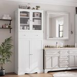 HOSTACK 71" Tall Bathroom Storage C