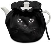 Poceacles Black Cat Print Tea Cosy 