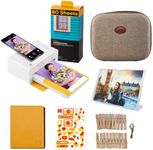 Kodak Dock Plus Instant Photo Printer Cartridge and Accessories Bundle, Yellow