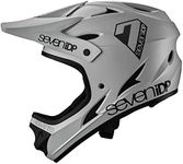 7 iDP M1 MTB Mountain Bike Full Face Lightweight Vented Bicycle Helmet (Grey, XL)