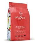 Lifeboost Coffee Espresso Ground Coffee - Low Acid Single Origin USDA Organic Coffee - Non-GMO Espresso Coffee Third Party Tested For Mycotoxins & Pesticides