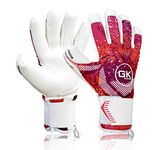 GK Saver Football Goalkeeper Gloves MODESTY MD06 YB Professional Argo Negative Cut Goalie Gloves Size 6 to 11 Removable Savefingers GK Goalkeeping Gloves (NO PERSONALIZATION, SIZE 9)